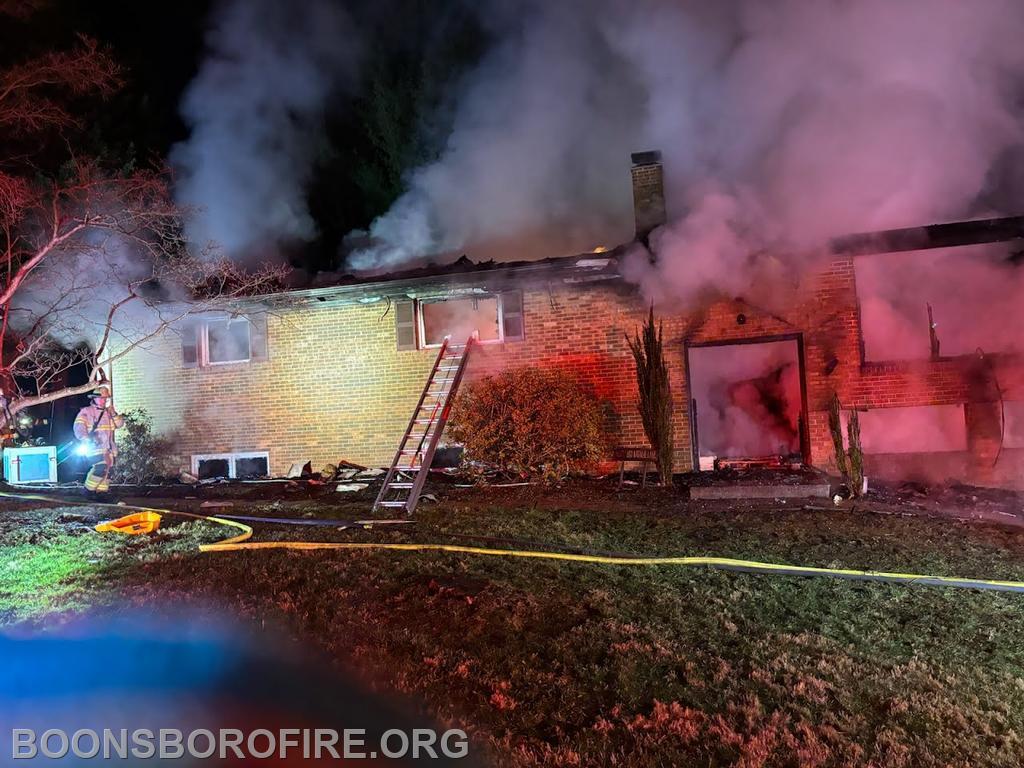 Jefferson County House Fire - First Hose Company of Boonsboro