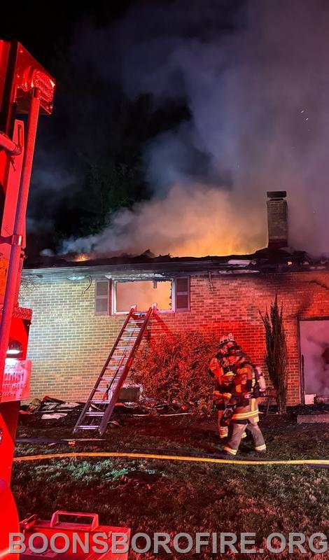 Jefferson County House Fire - First Hose Company of Boonsboro